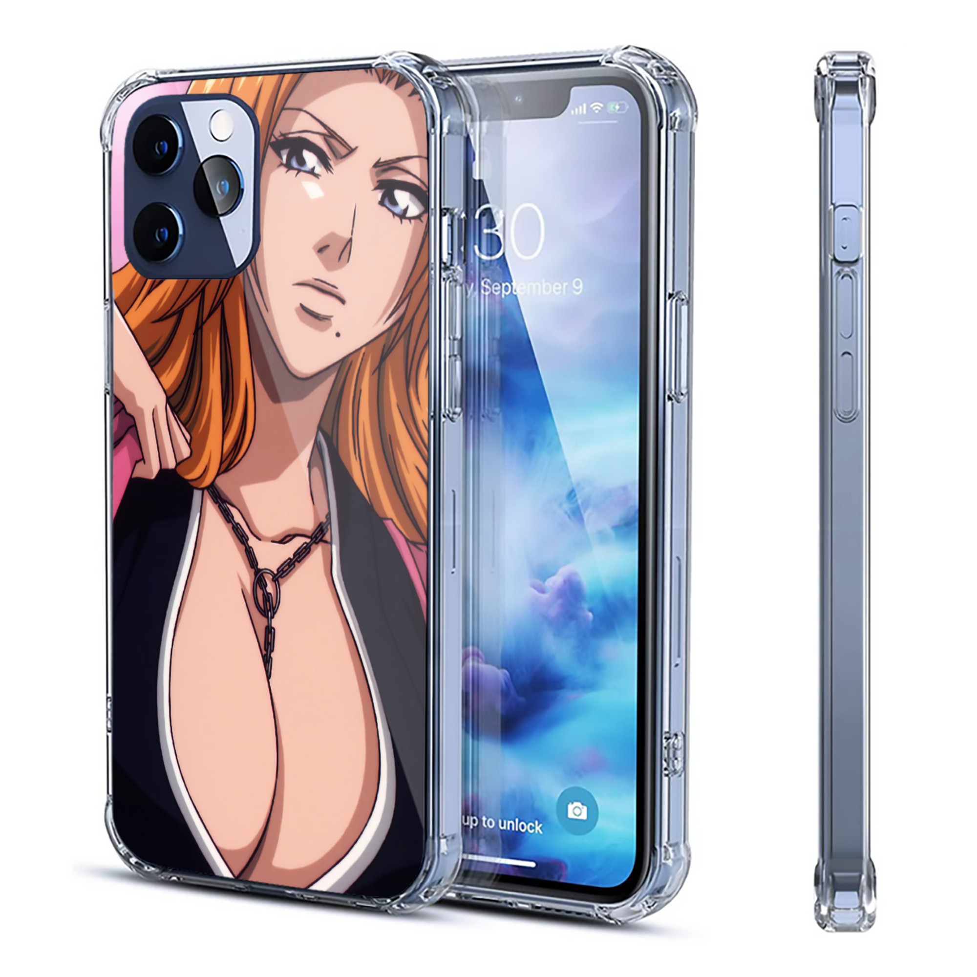 （画像用） ブリーチ BLEACH 【iPhone 12シリーズ対応】透明スマホケース（クリアソフトケース）